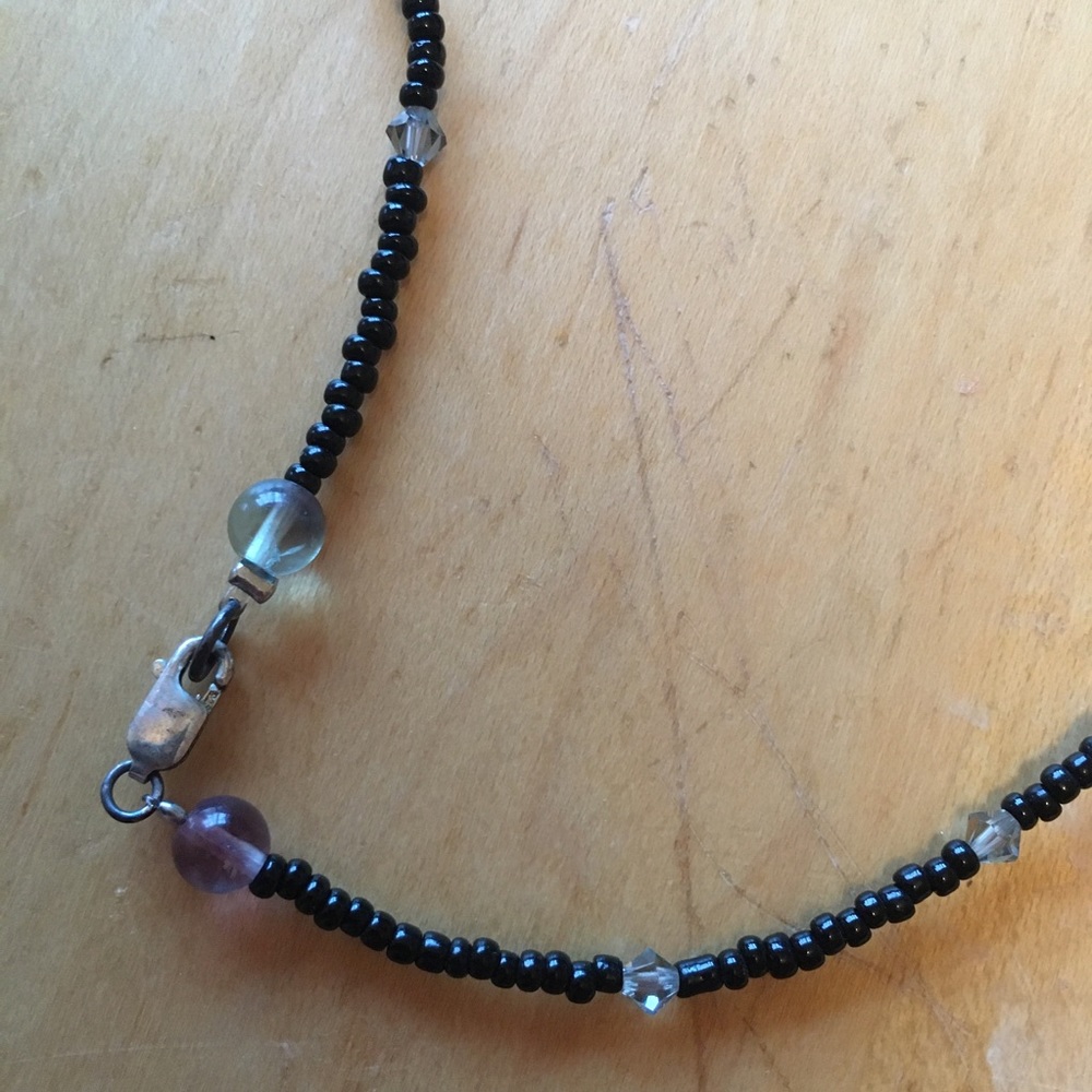 Glass Bead & Pearl Choker - Picture 5 of 5